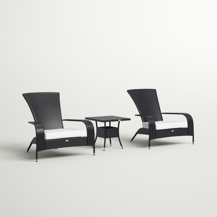 Andover Mills Freda 2 Person Outdoor Seating Group with